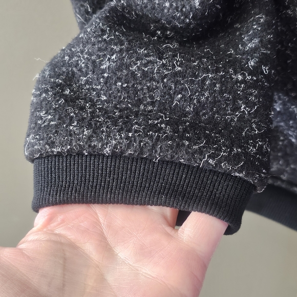 Like New Avia Heather Black High Neck Full Zip Jacket Size Medium 8-10 - Picture 6 of 13